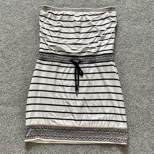 WHBM comfy strapless dress